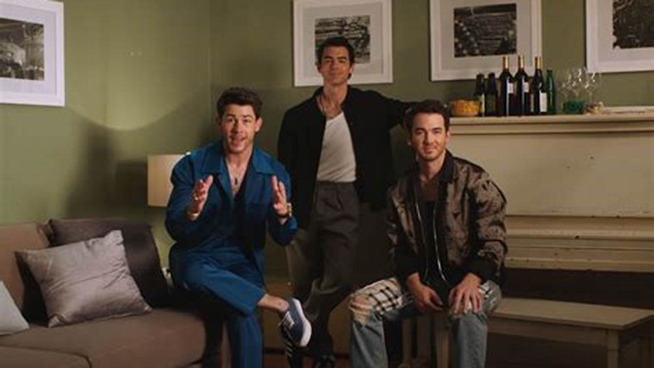 Screengrab Of The Jonas Brothers Announcing The Release Of The Netflix Special., 2024