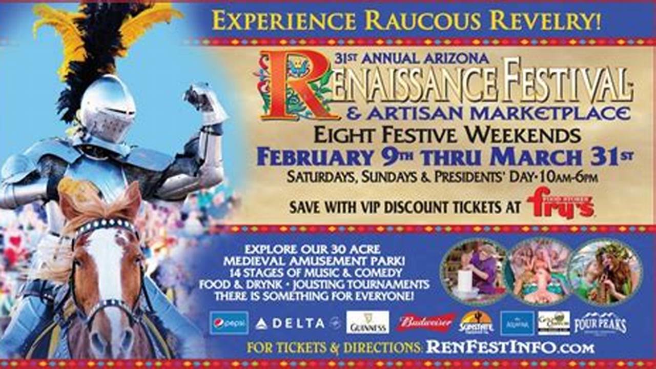 Season Passes - Arizona Renaissance Festival 2024, February 10