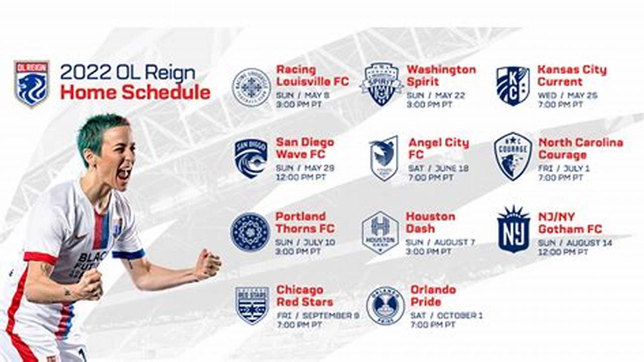 Seattle Reign Schedule 2024 Calendar