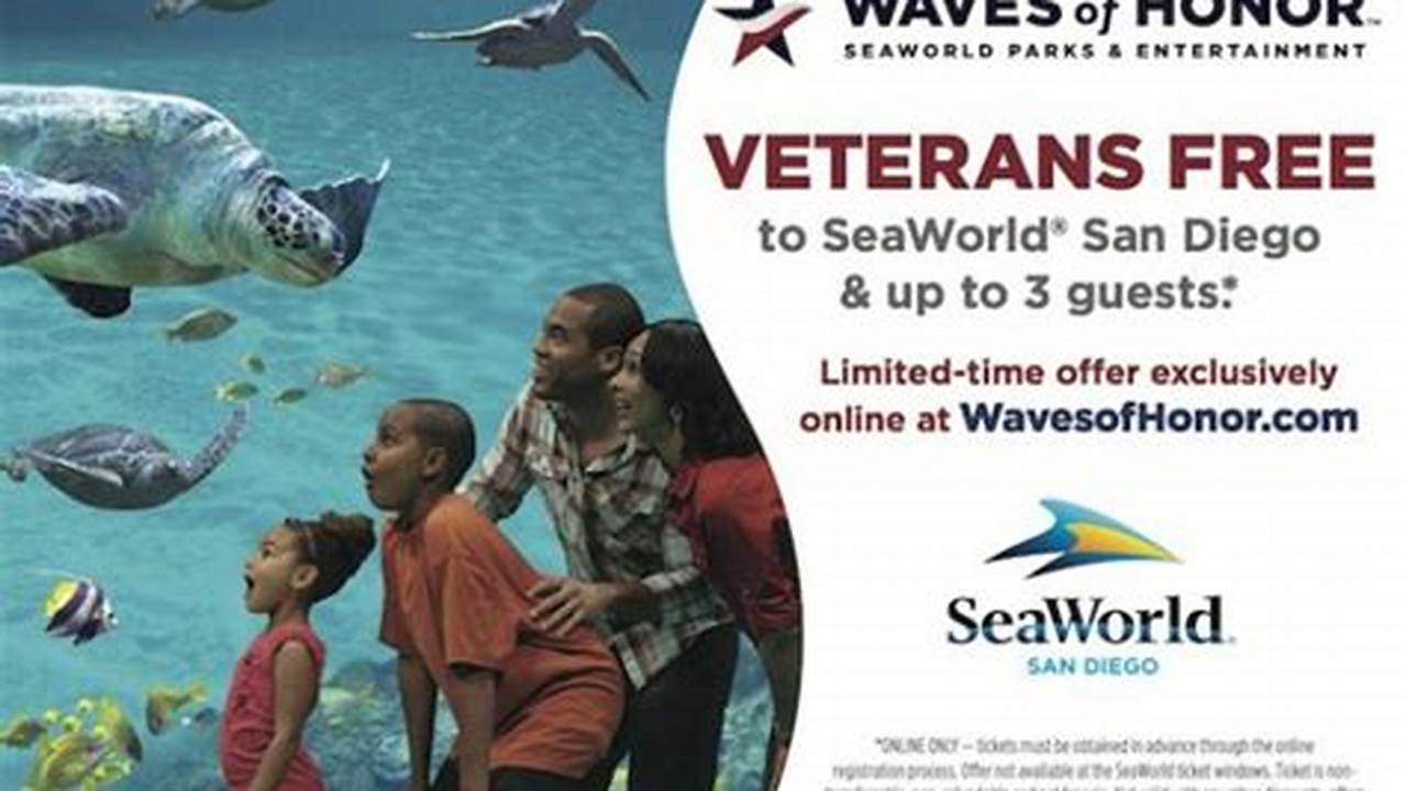 Seaworld Free Tickets For Veterans