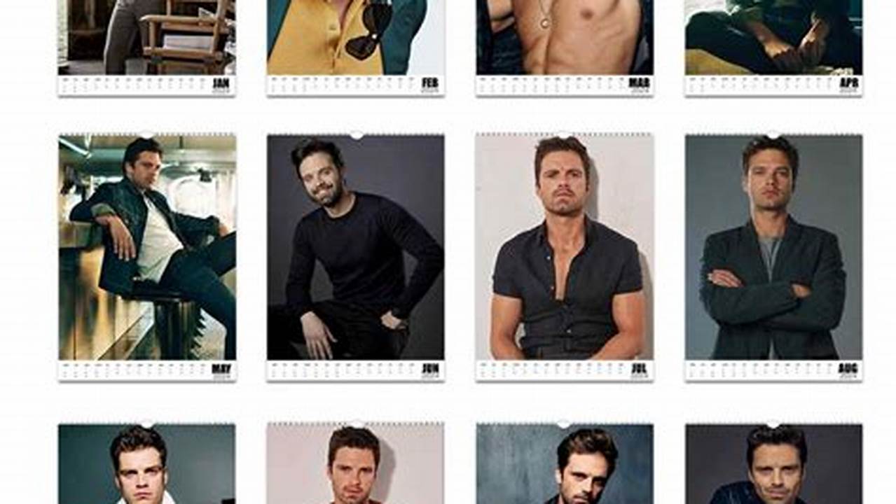 Sebastian Stan Datalounge 2024 Calendar