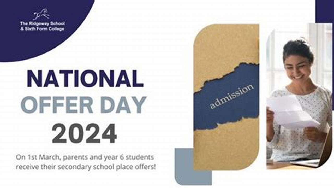 Secondary National Offer Day 2024, 2024