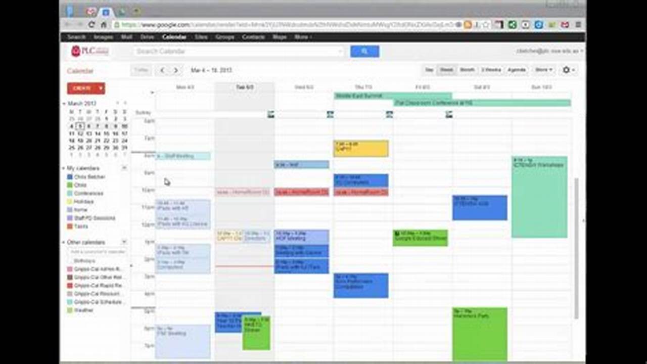 See Shared Calendar Google