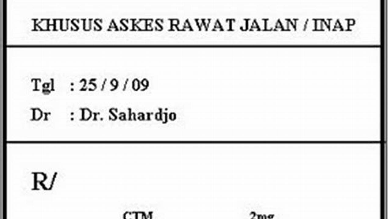 Sejarah Penggunaan, Resep3