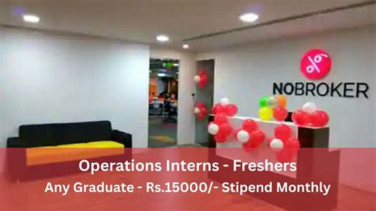 Selected Interns Will Receive A Stipend Of Rs., 2024