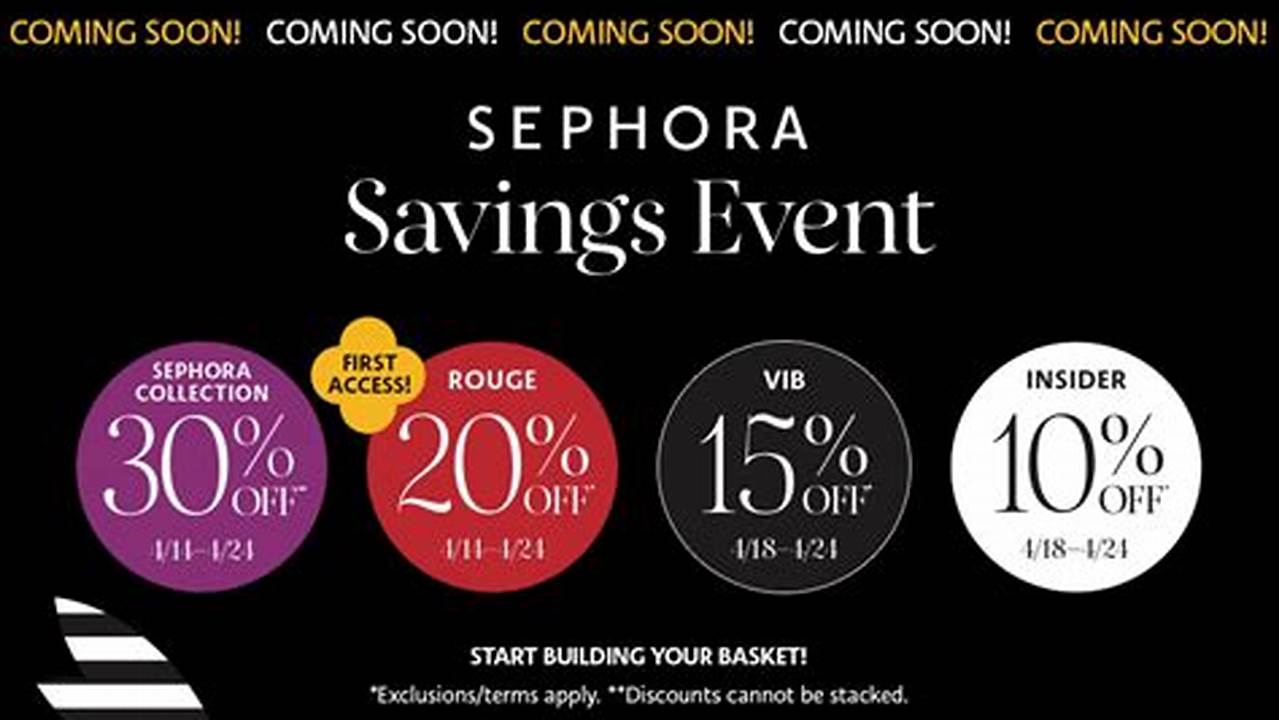 Sephora&#039;s 2023 Summer Bonus Event Sale Dates And Member Discounts Have Been Announced And The Kickoff Is Just Around The Corner On August 19., 2024