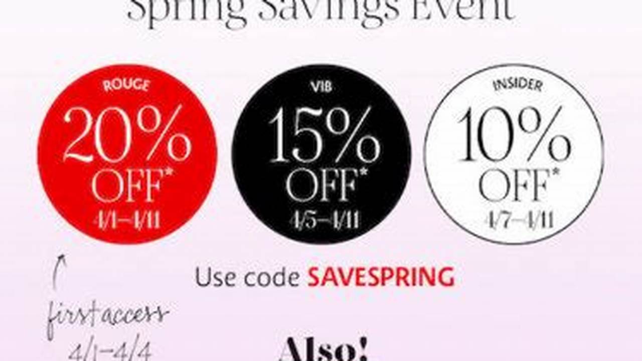 Sephora Sale 2024 April