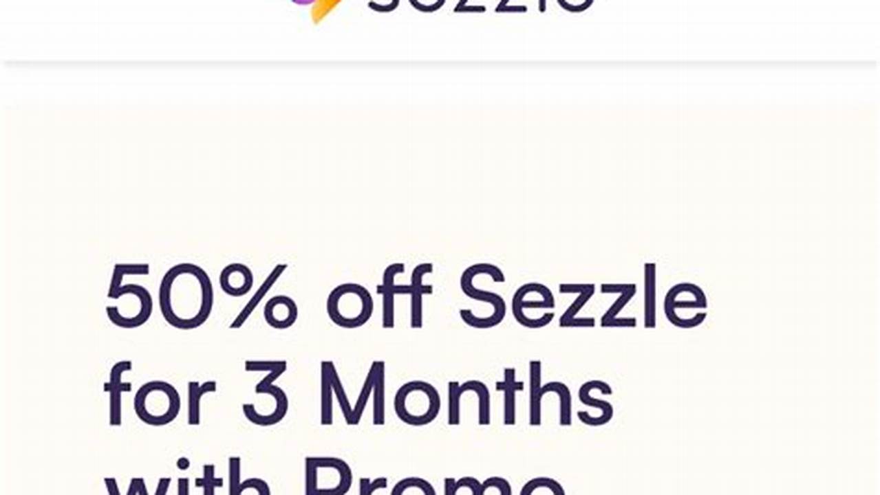Sezzle Promo 2024