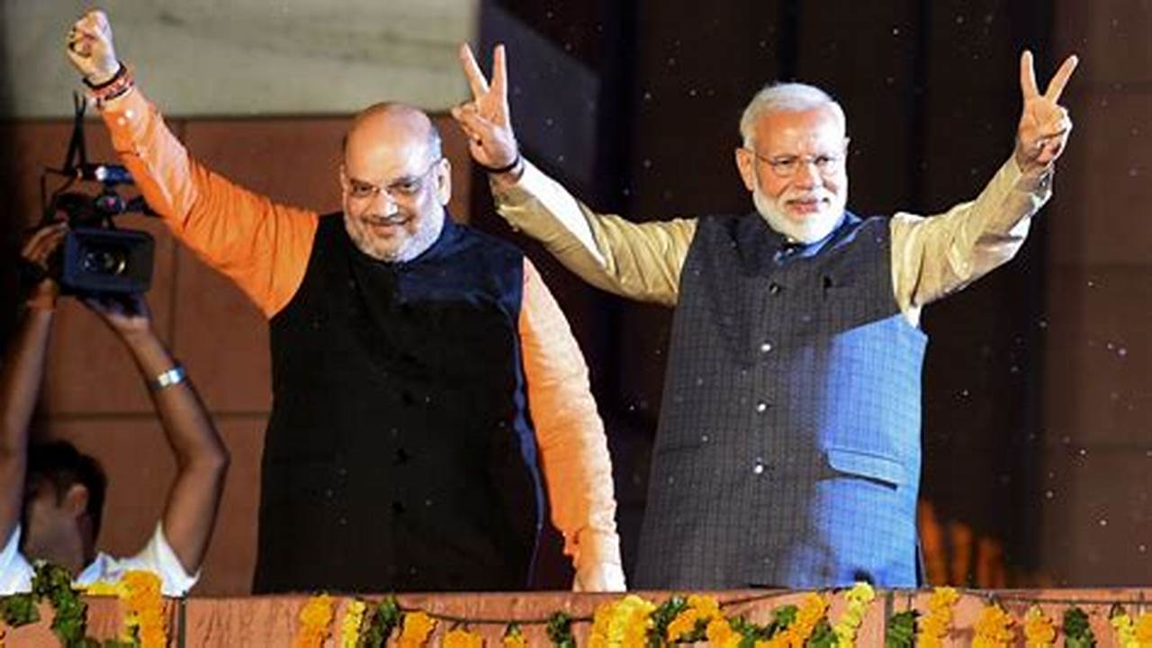 Shah Also Reiterated Pm Modi&#039;s Target For Bjp And Nda In The Upcoming Lok Sabha Elections, Saying That The Saffron Party Will Win 370 Seats And The., 2024