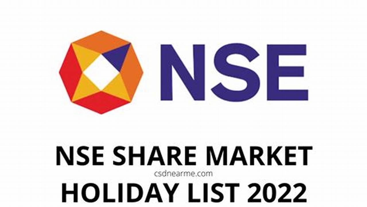 Share Market Holidays 2024 Nse