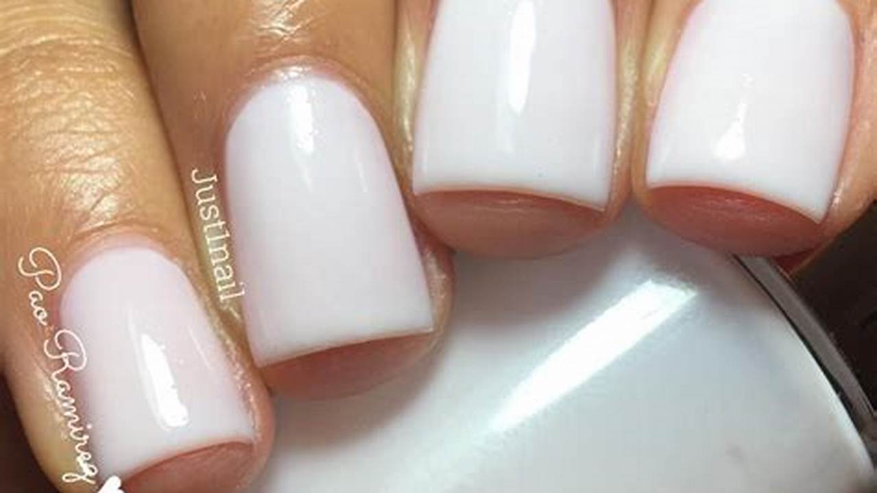 Sheer, Milky Nails Give You A Delicate And Sophisticated Look., 2024