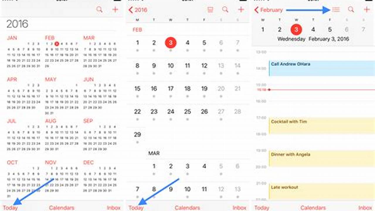 Show All Events On Iphone Calendar