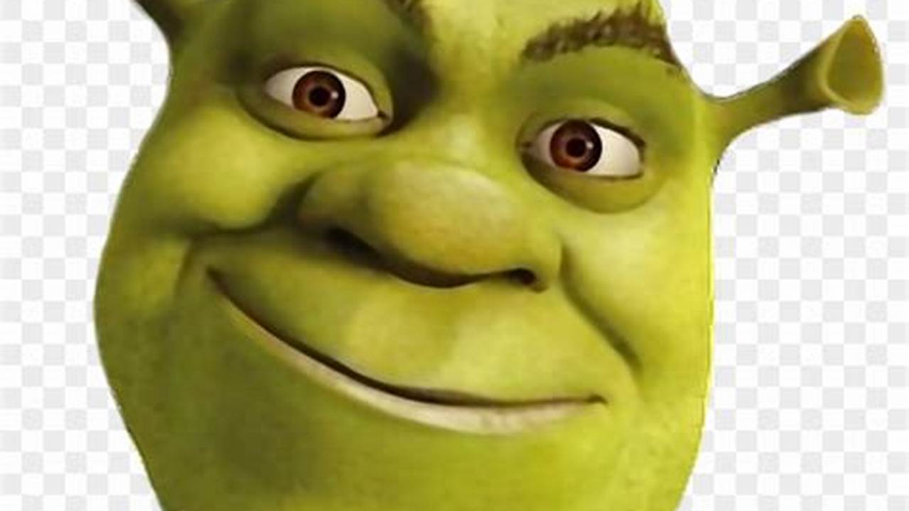 Shrek Face Transparent Background