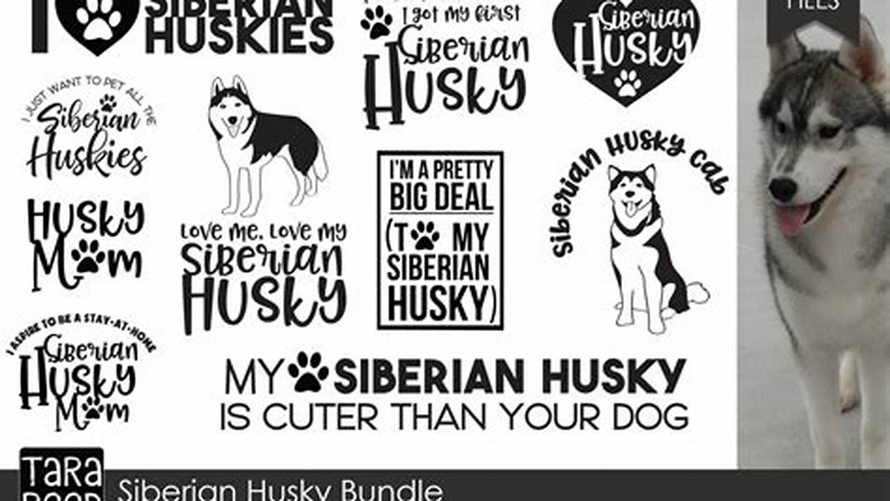 Siberian Husky, Free SVG Cut Files