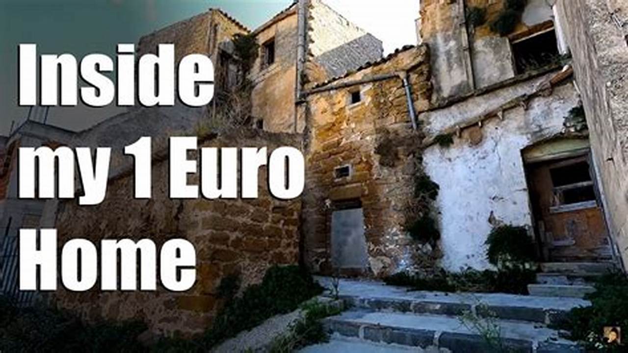 Sicily 1 Euro Houses 2024