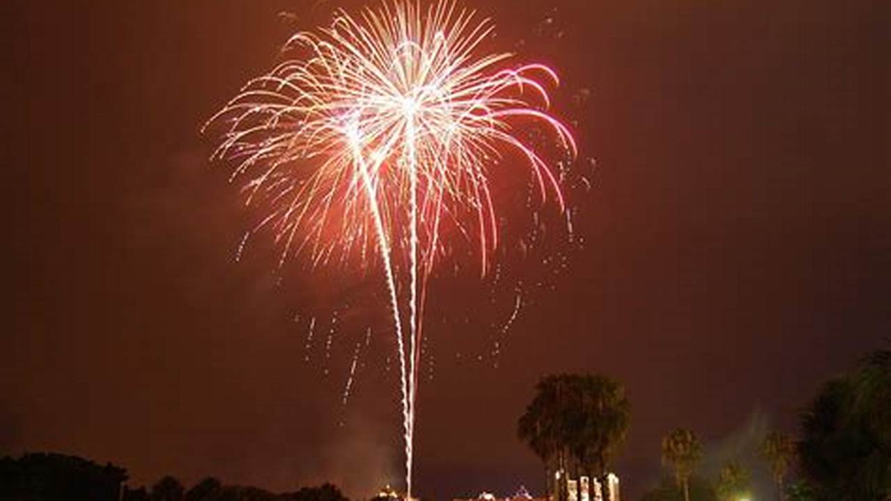 Siesta Key Beach Fireworks 2024