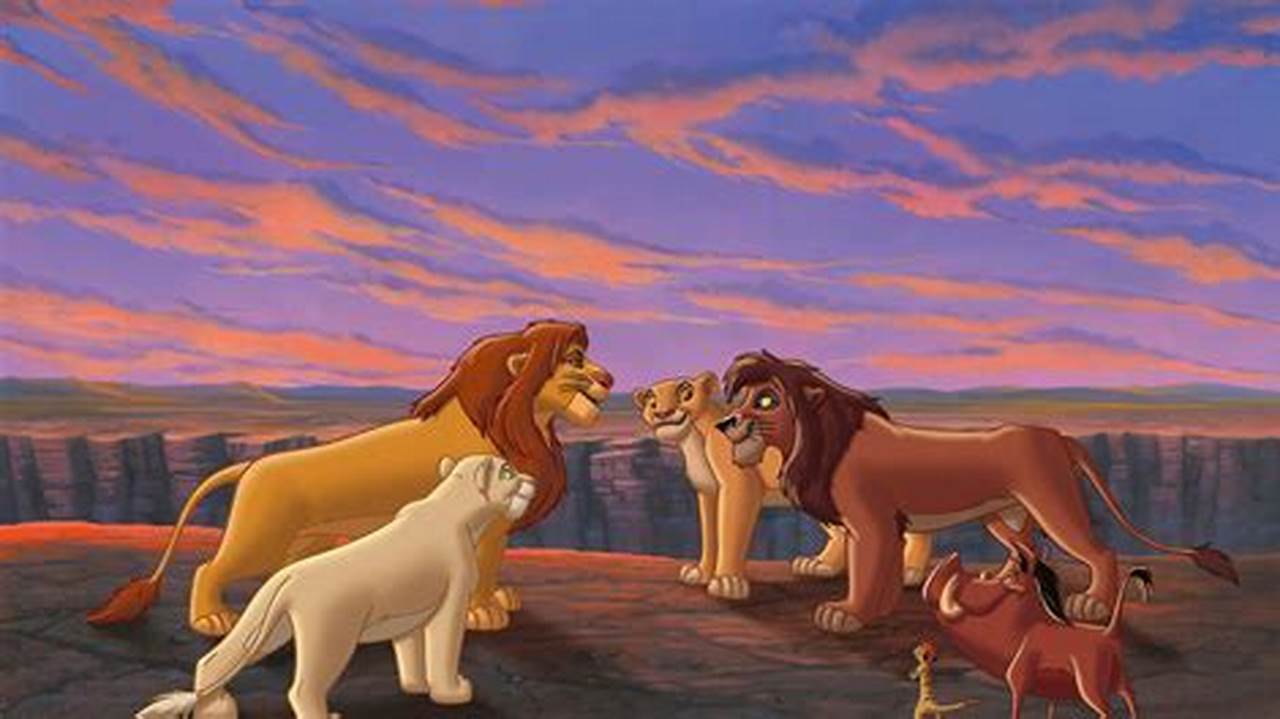 Simba, Having Become King Of The Pride Lands, Is Determined For His Cub To Follow In His Paw Prints While., 2024