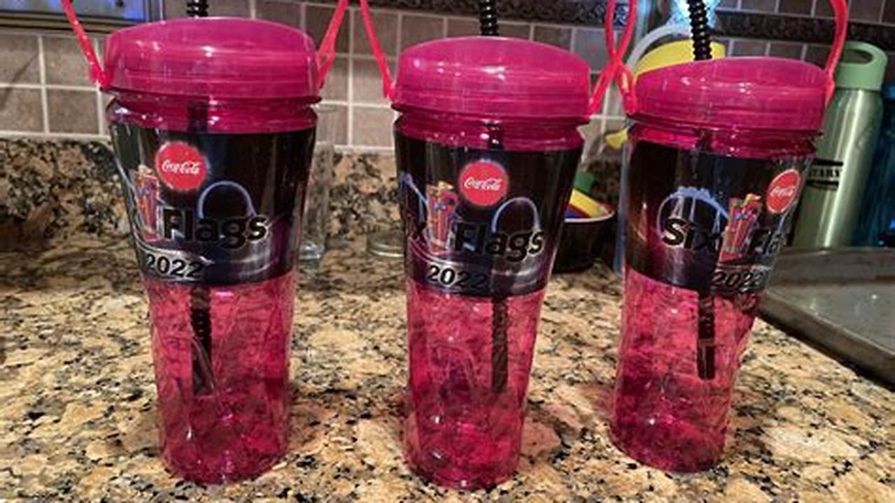 Six Flags Refillable Cups 2024