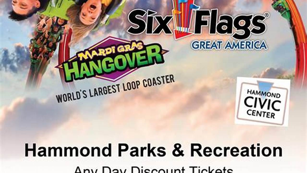 Six Flags Specialty Rate Tickets 2024