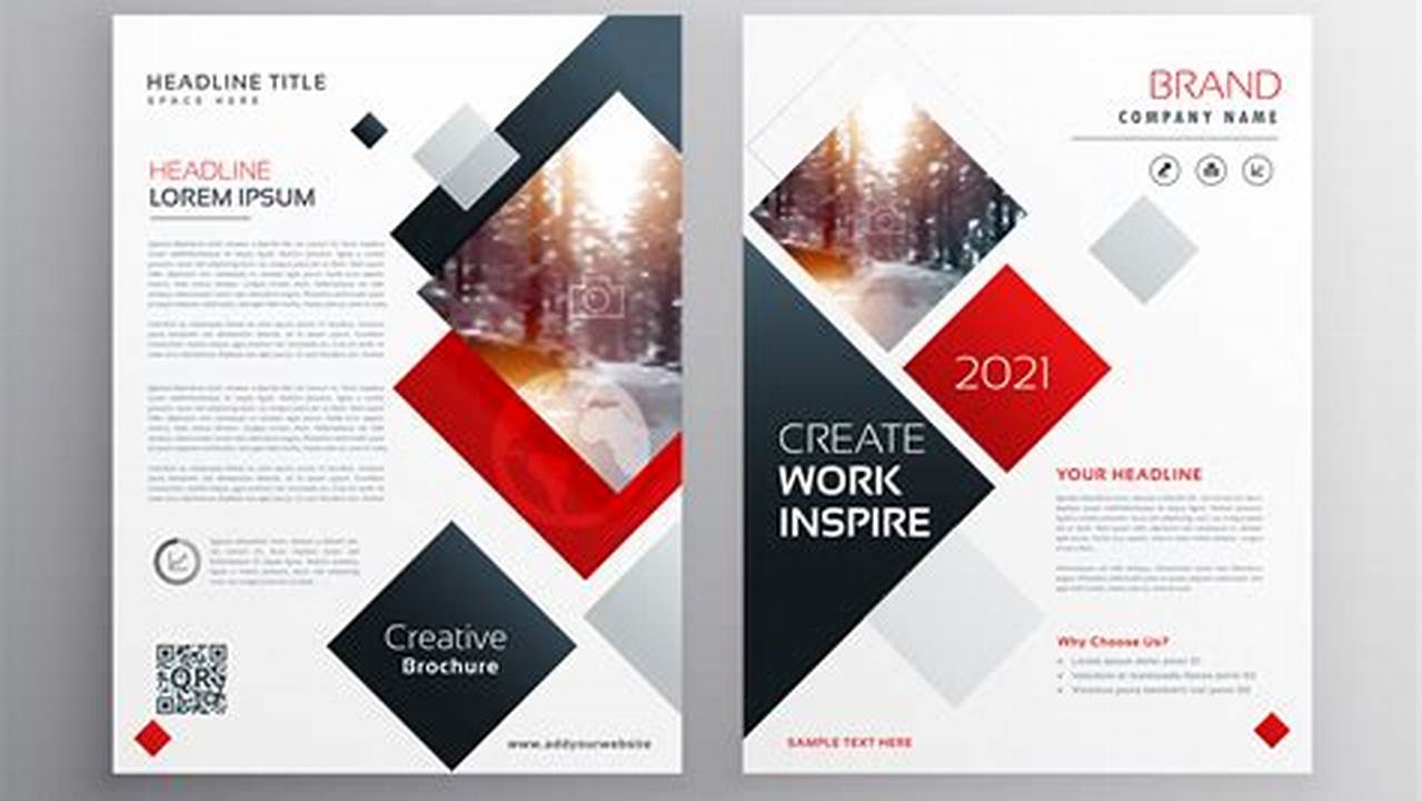 Size And Shape, Brochure Template