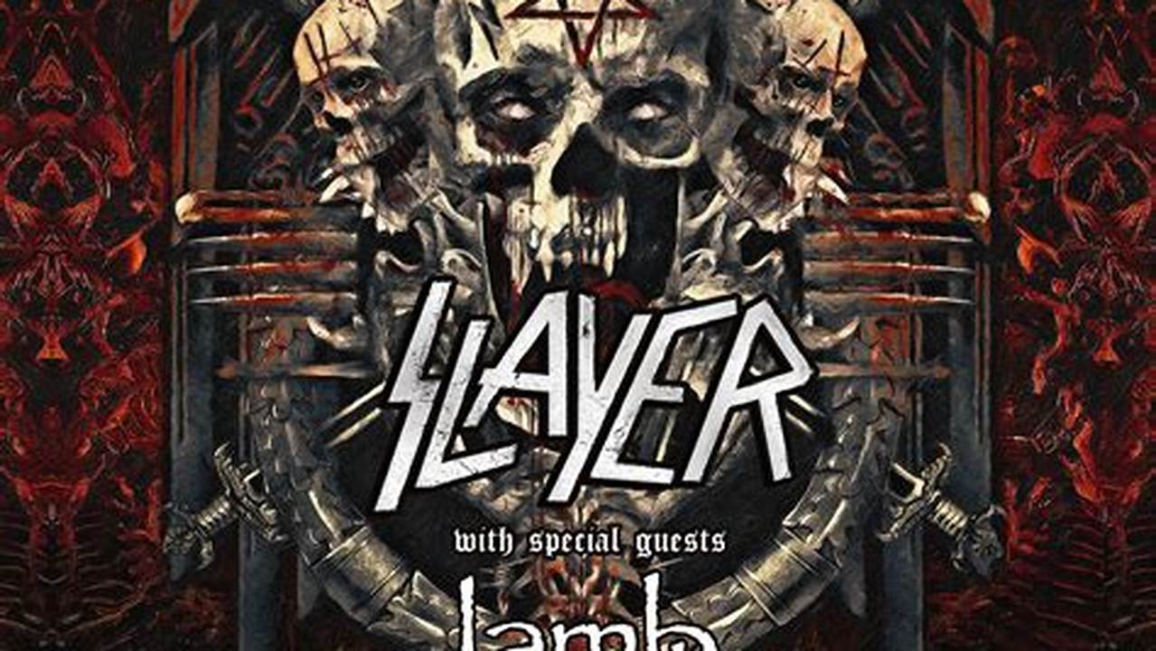 Slayer Tour 2024 Lineup: A Thrash Metal Extravaganza