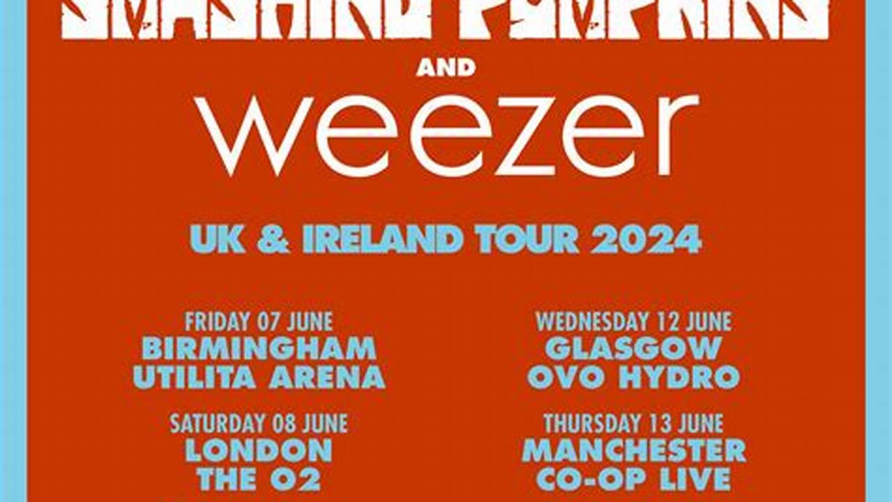 Smashing Pumpkins 2024 Tour Datesheet