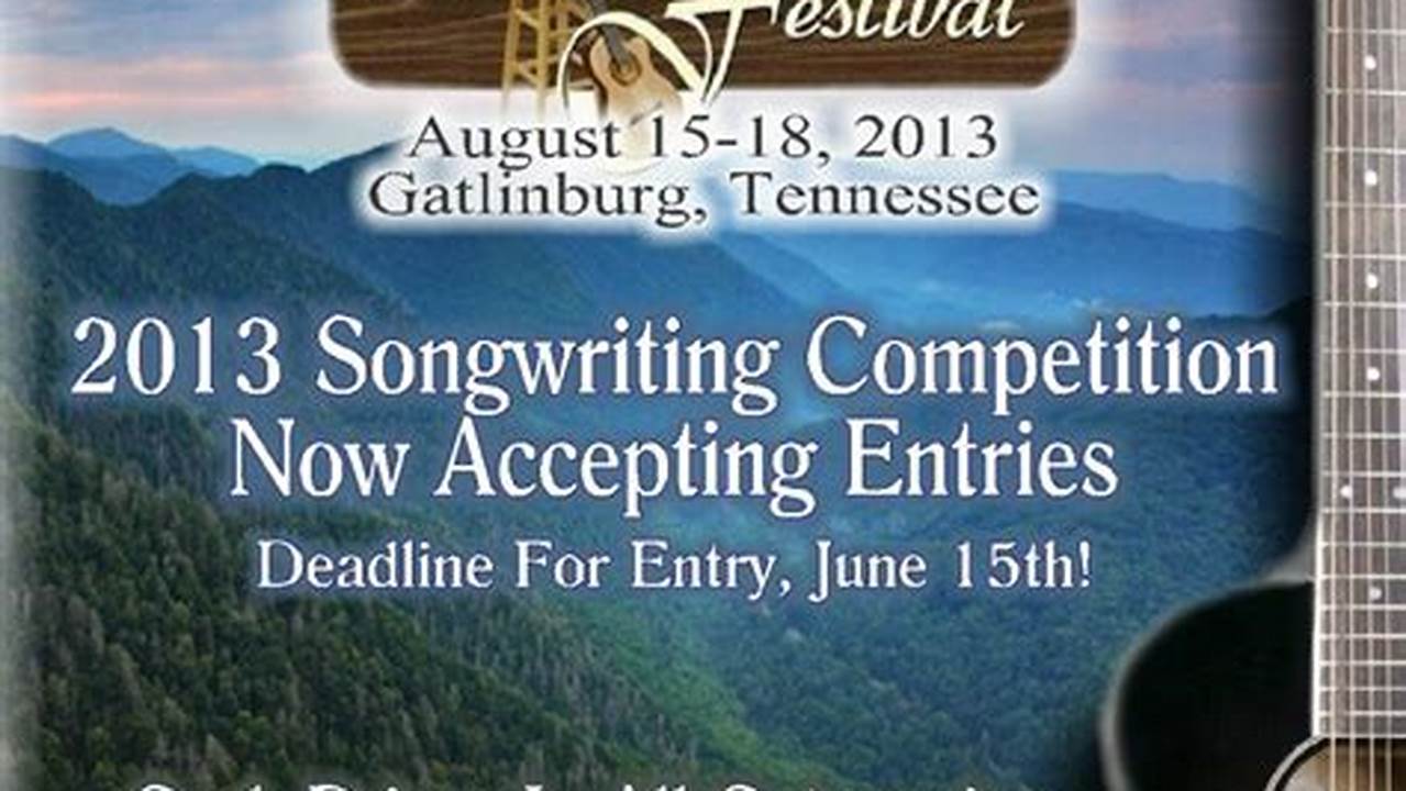 Smoky Mountain Songwriters Festival 2024 Calendar