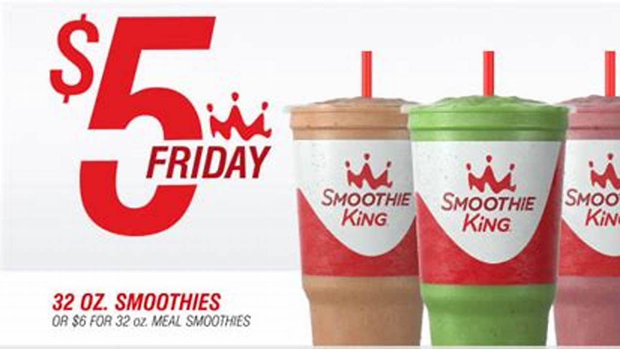 Smoothie King Coupons 2024