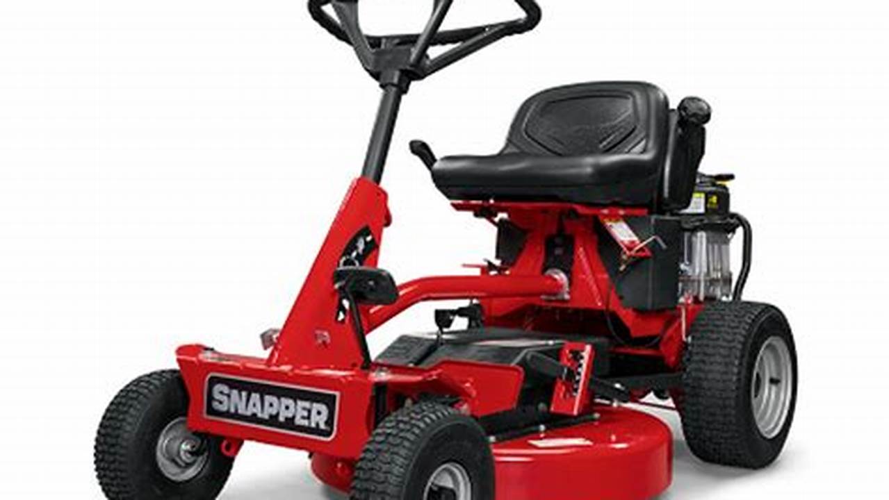 Unlock Lawn Care Mastery: Discover the Secrets of Snapper Riding Mowers