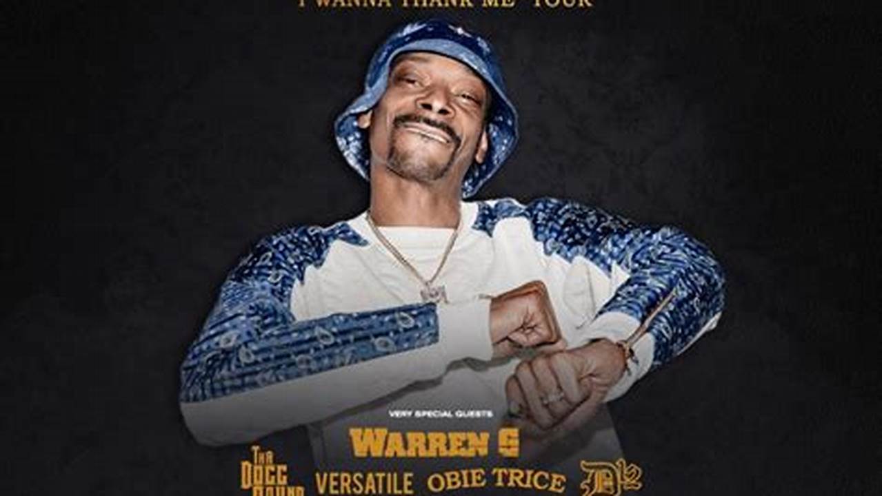 Snoop Dogg Tour Setlist 2024