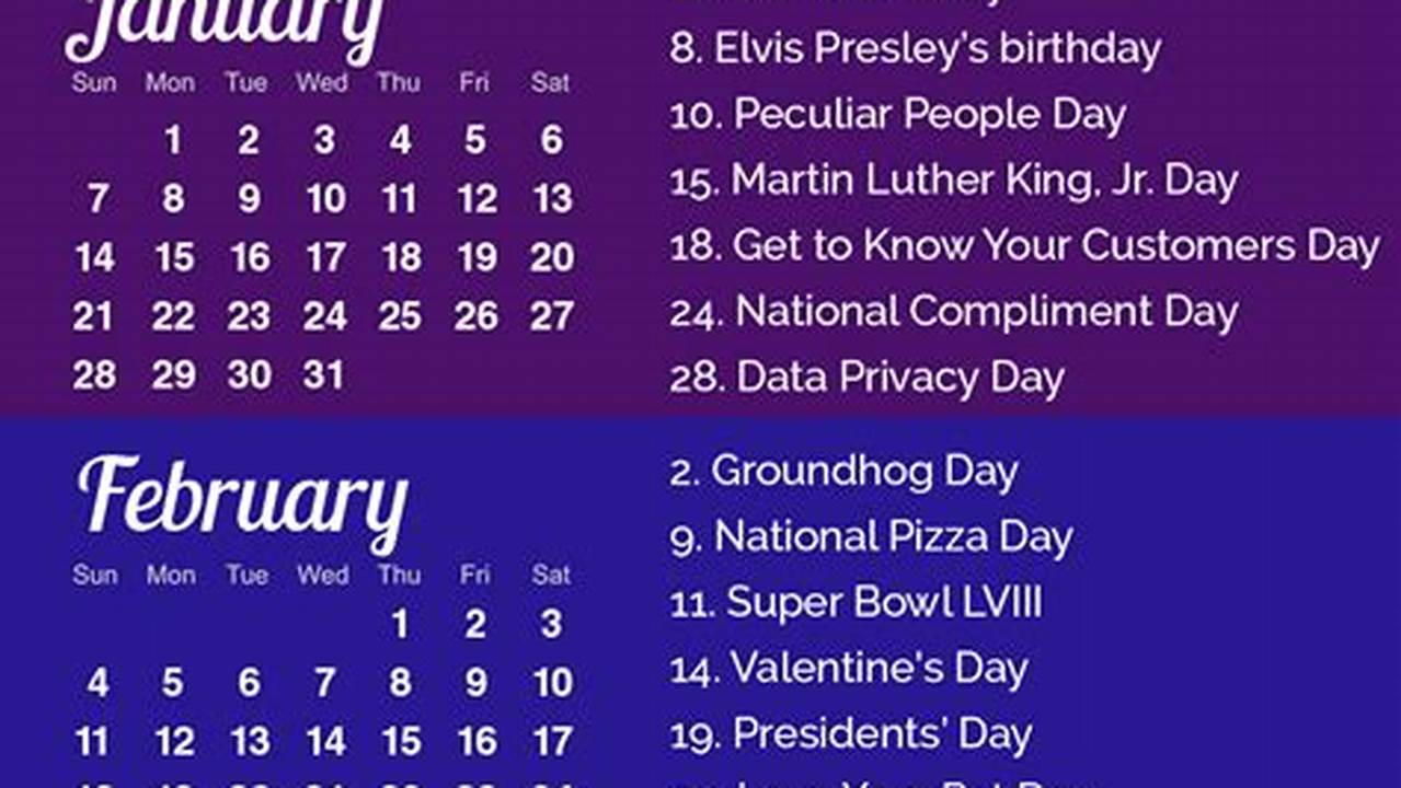 Social Media Calendar Dates 2024 Uk