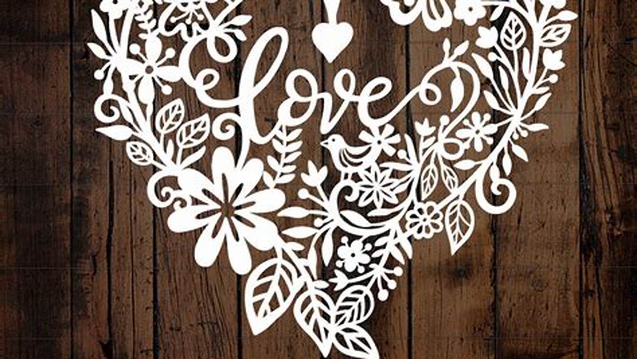 Soft And Romantic, Free SVG Cut Files