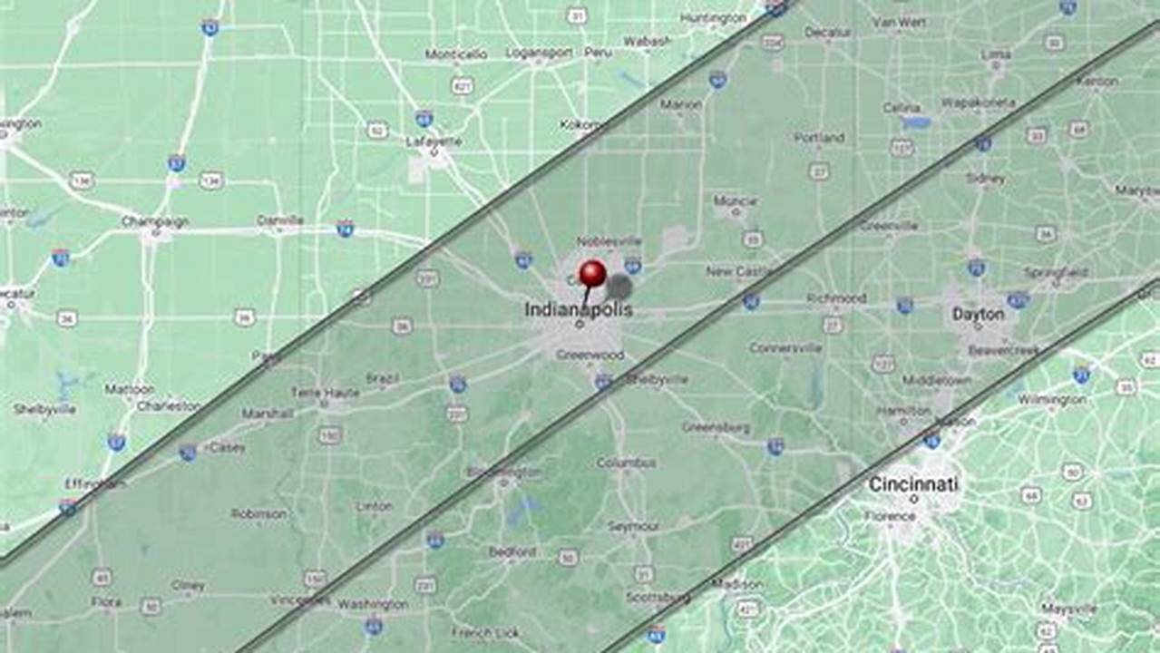 Solar Eclipse 2024 Interactive Map Indianapolis