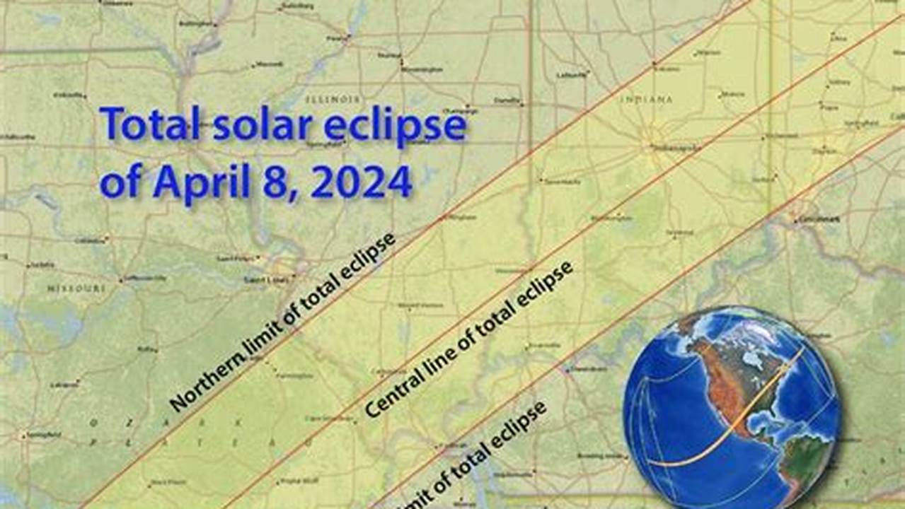 Solar Eclipse 2024 Path Of Totality Map