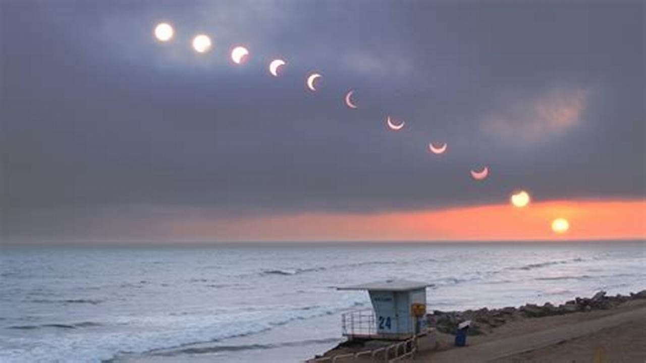 Solar Eclipse Southern California 2024 Time Lapse