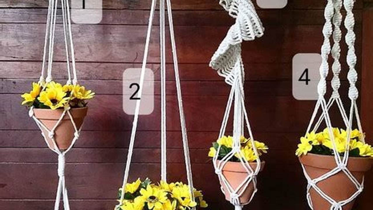 Soluções Para Problemas Comuns Com Suporte Para Plantas Em Macramê, Plantas