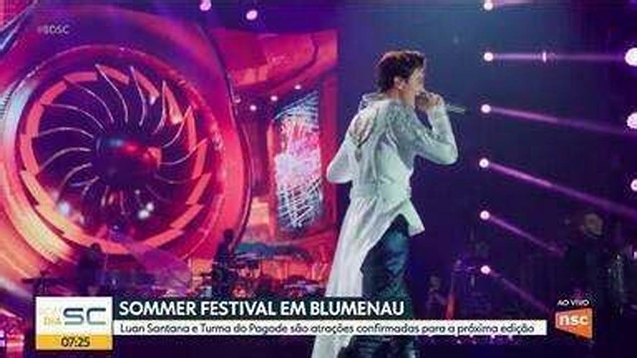 Sommerfest De Blumenau Vira Sommer Festival E Confirma Luan Santana Na Edição De 2024, 2024