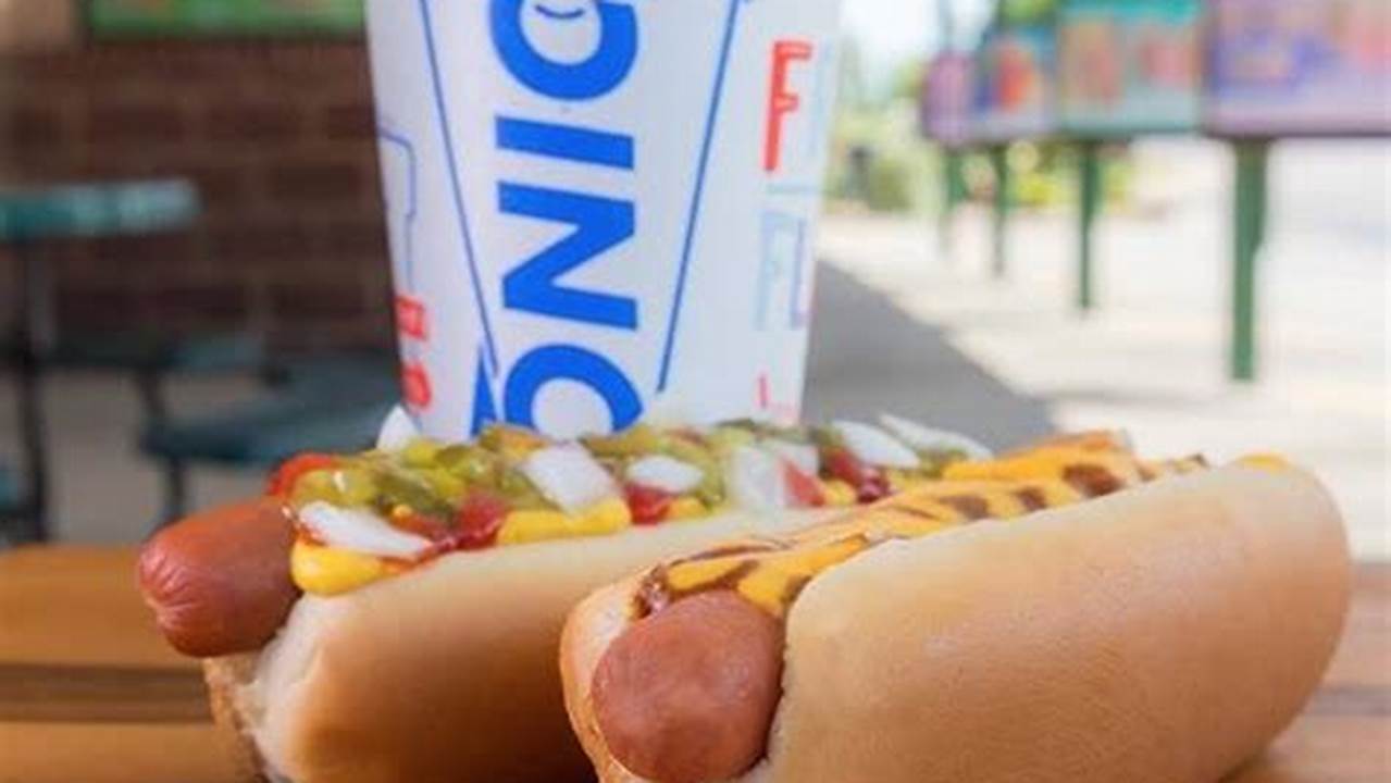 Sonic $1 Hot Dogs 2024