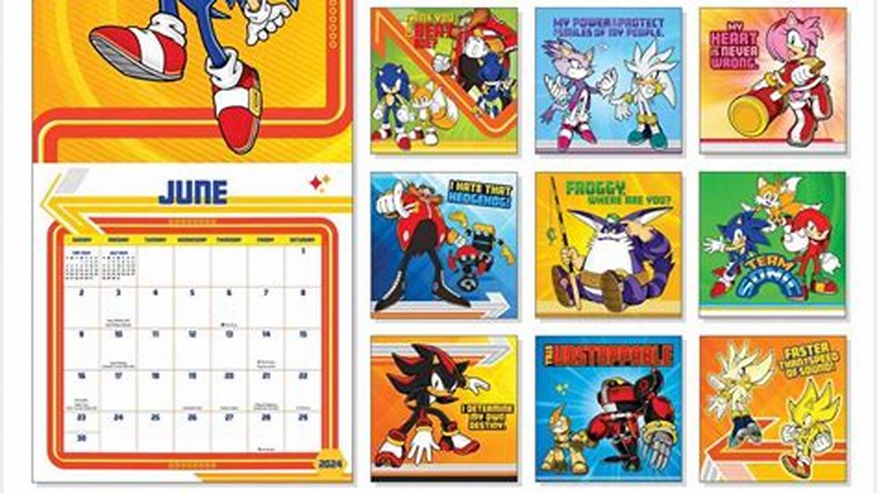 Sonic 2024 Calendar