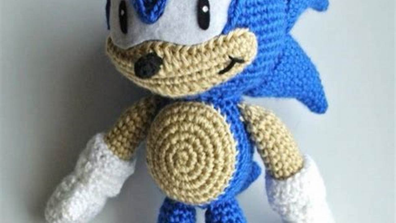 Sonic the Hedgehog Crochet Pattern: Bring the Blue Blur to Life with Yarn