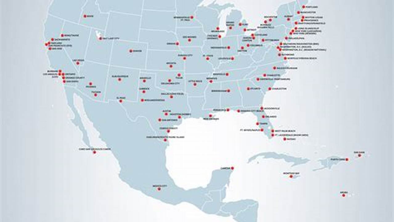 Southwest Flight Map 2024