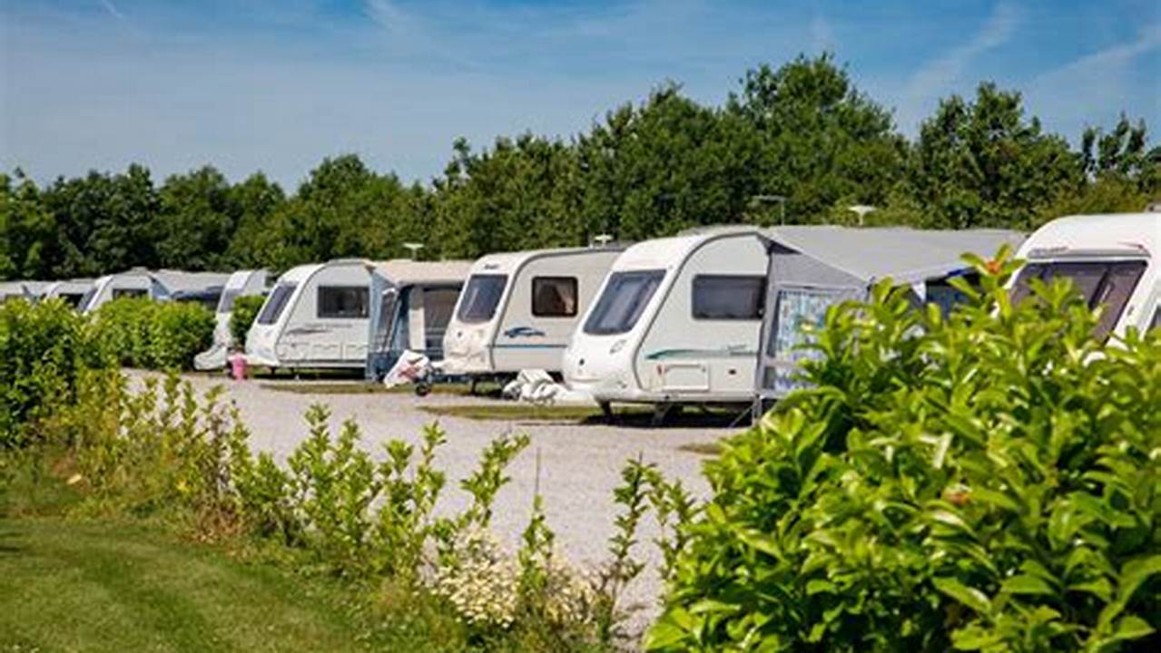 Spacious Caravan Pitches And Tenting Areas, Camping