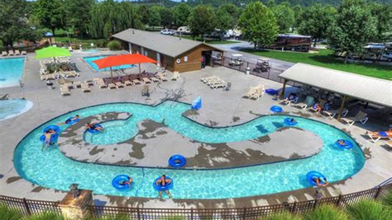 Sparkling Swimming Pools And Playgrounds, Camping