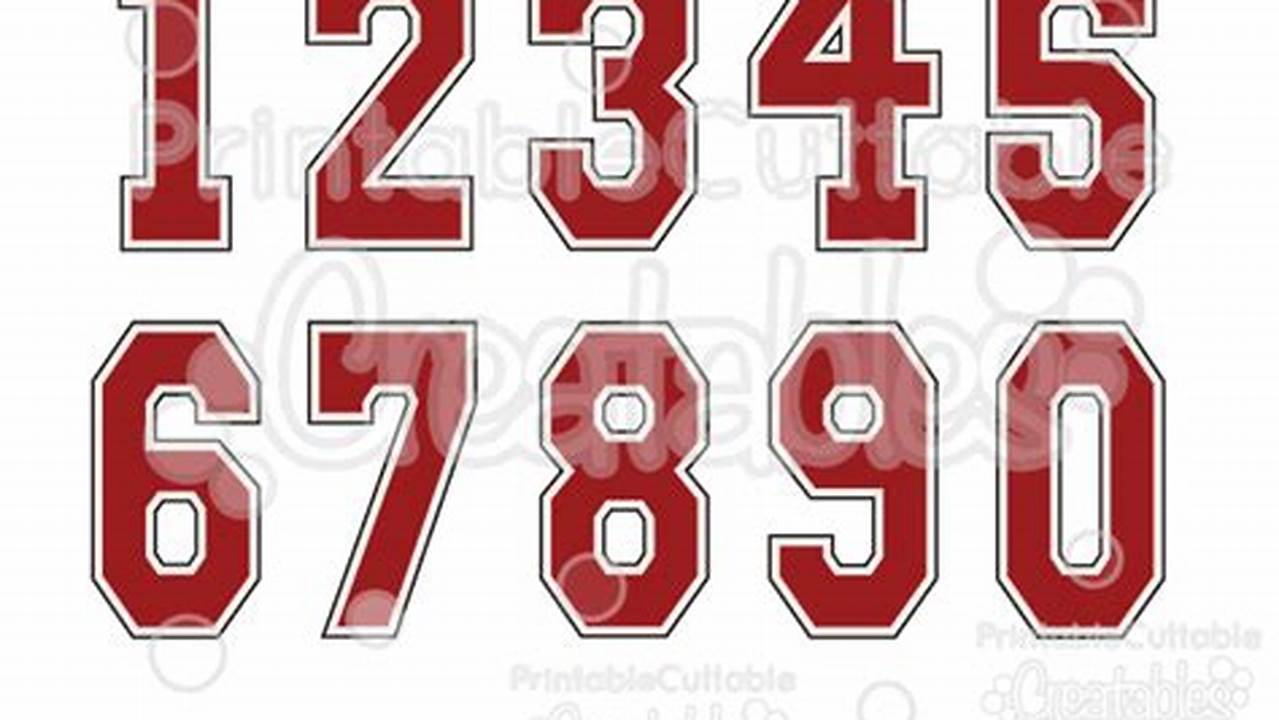 Special Numbers, Free SVG Cut Files