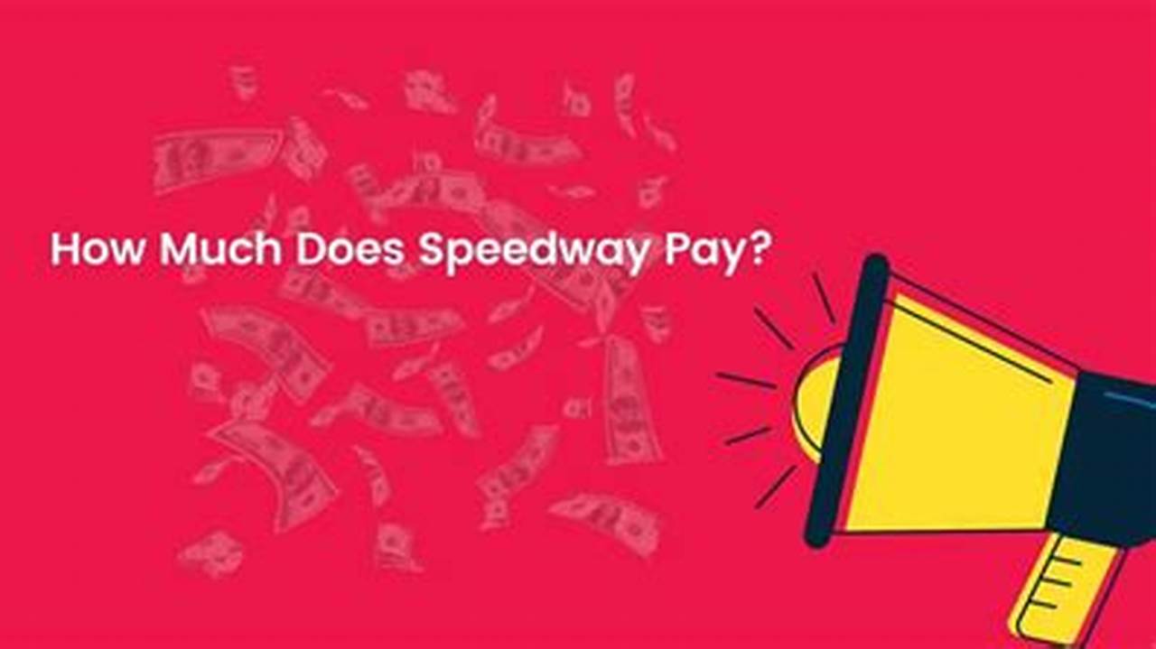 Speedway Starting Pay 2024