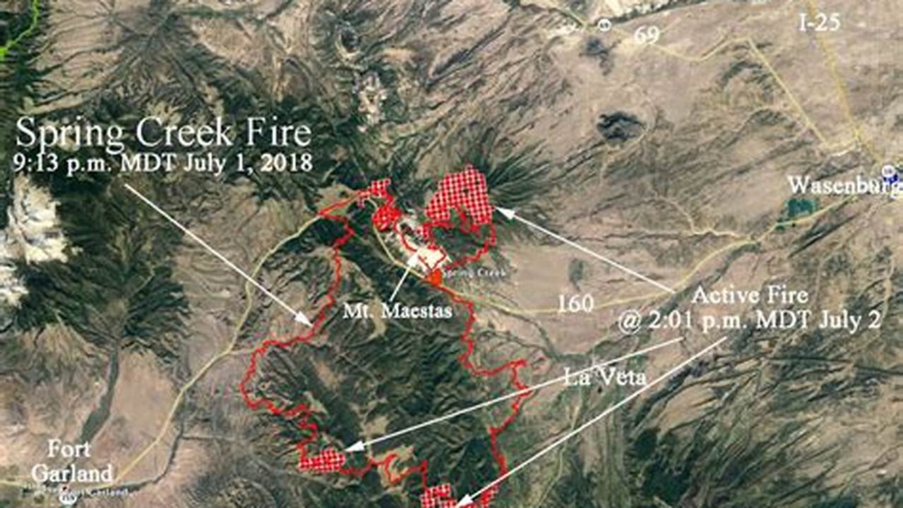 Spring Creek Fire Colorado 2024 Map
