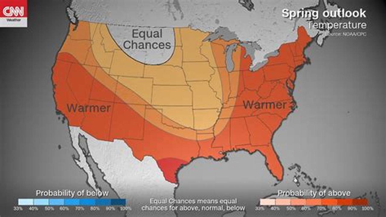 Spring Is Still Expected To Be Warmer Than Usual In The Northern U.s., 2024