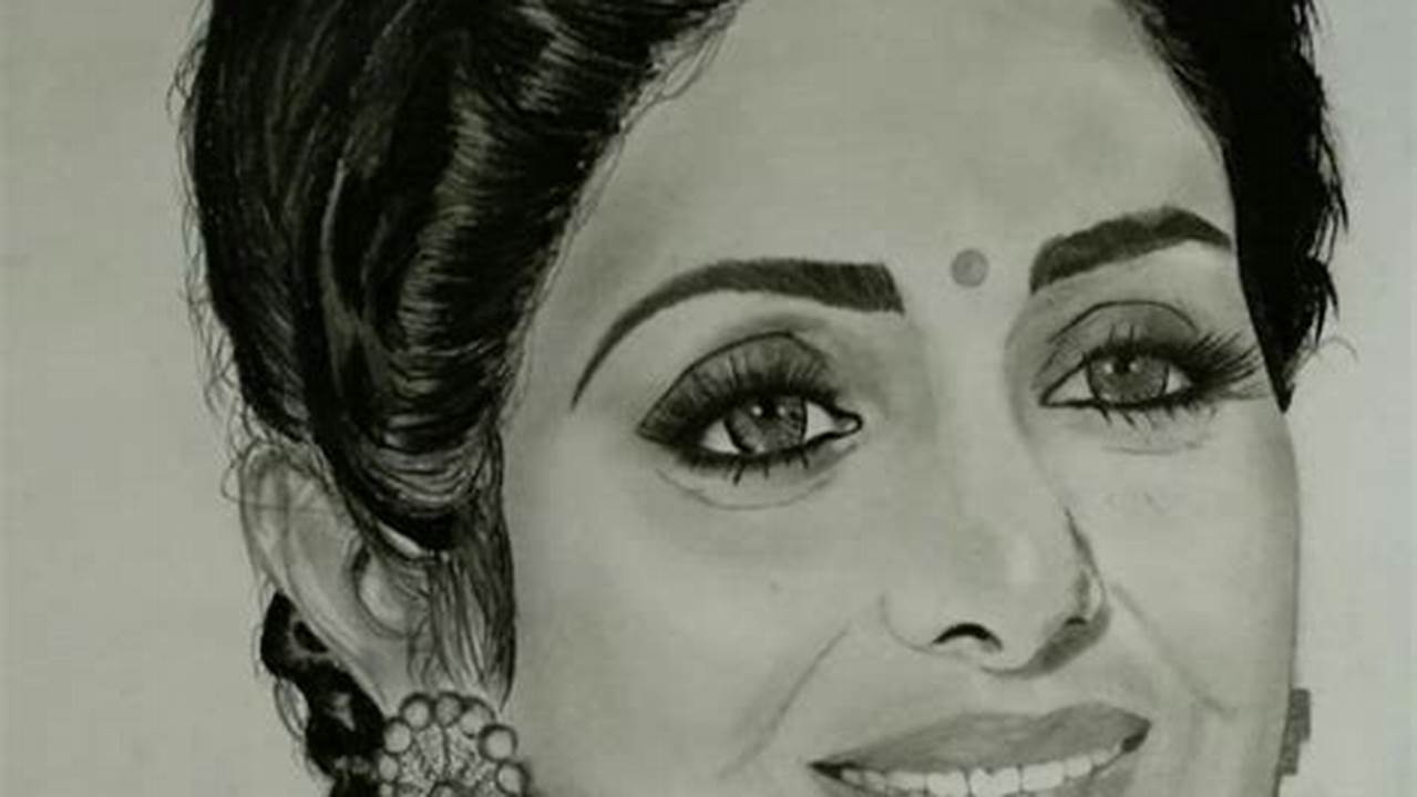 Sridevi Pencil Sketch: A Journey Through Her Memories