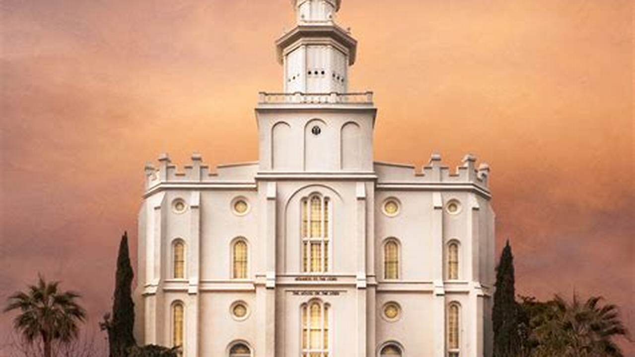 St George Temple Open House Tickets 2024