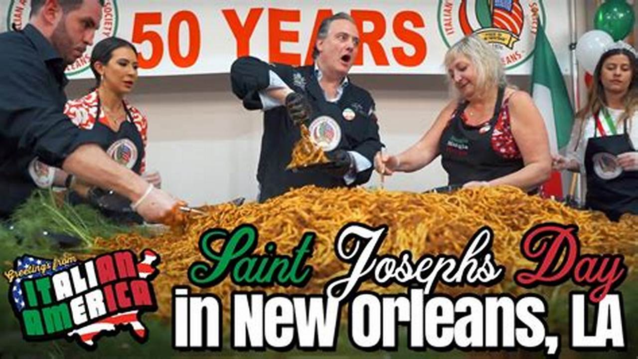 St Josephs Day 2024 New Orleans Louisiana
